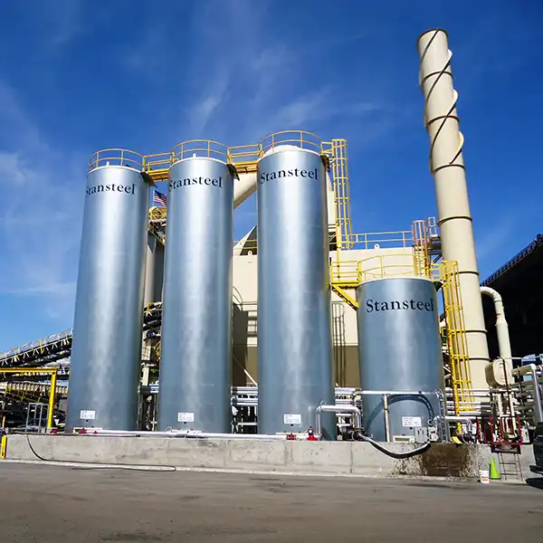 A.C. Tanks for asphalt plants